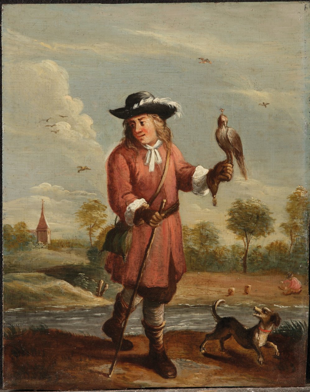 Eine Allegorie der vier Elemente: Luft von David the Younger (follower of) Teniers