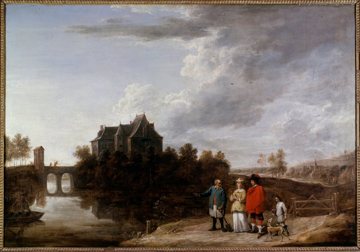 Das Schloss von Teniers in Perck von David Teniers the Younger