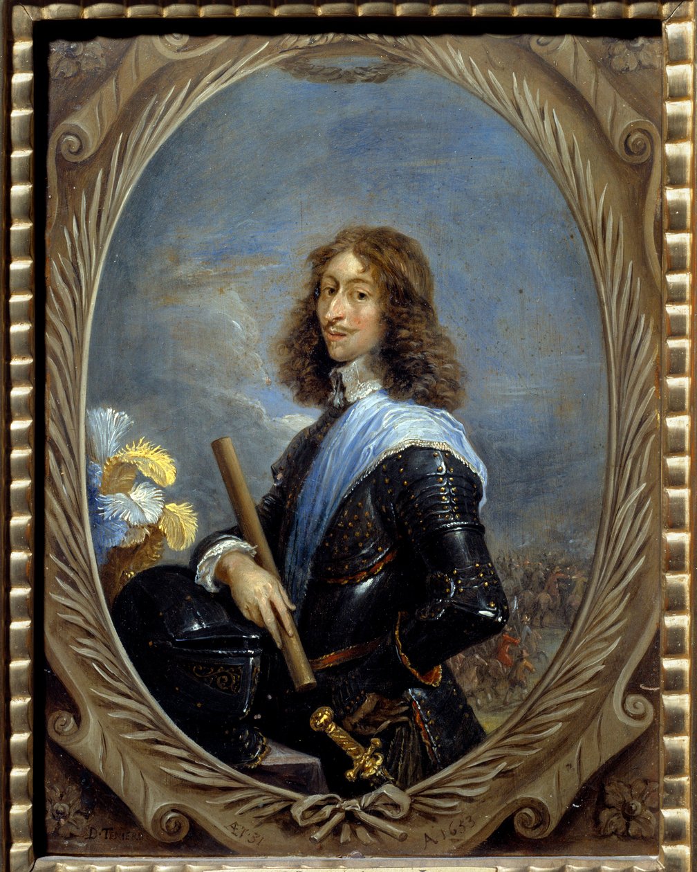 Porträt von Louis de Bourbon, Vierter Prinz von Condé, genannt der große Condé (1621-1686) von David Teniers the Younger
