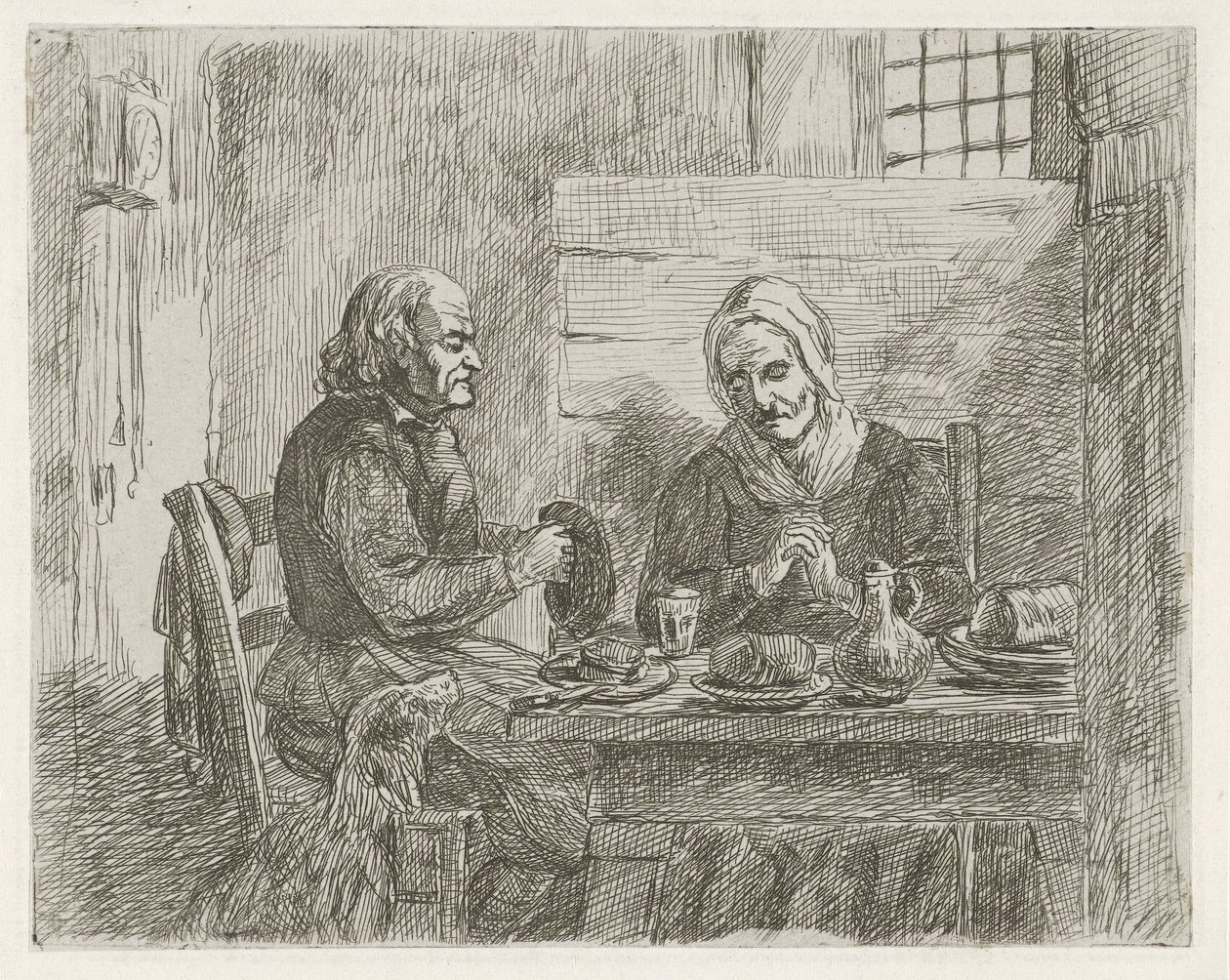 Gebet vor dem Essen von David van der Kellen