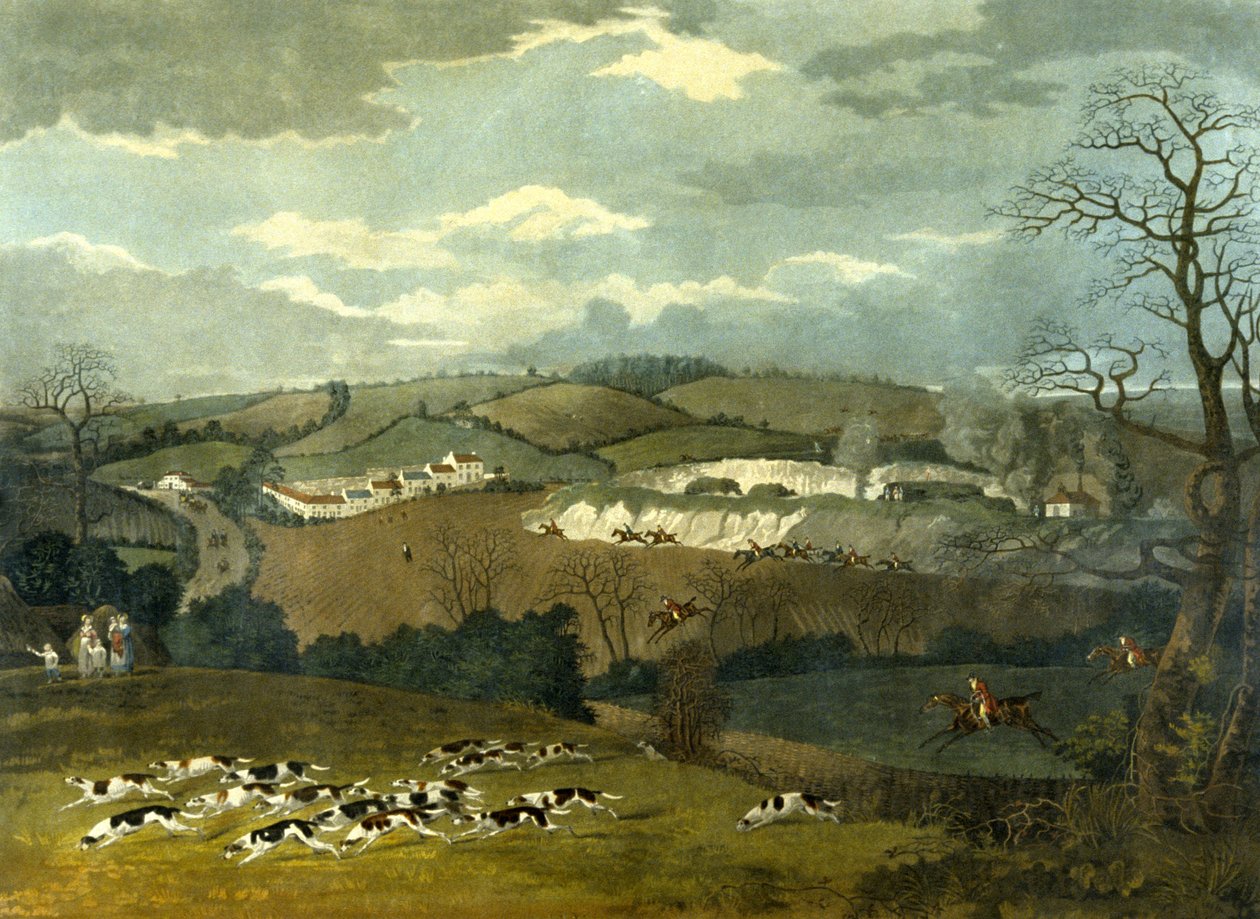Voller Schrei, graviert von R.G. Reeve von Dean Snr. (after) Wolstenholme