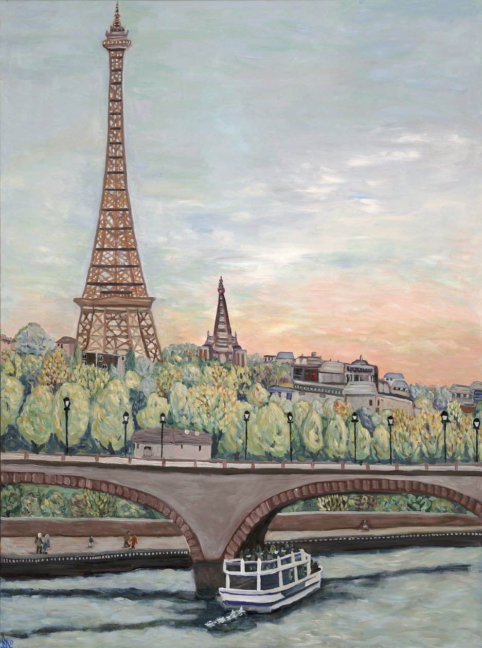 Eiffelturm Blick, 2017 von Deborah Eve Alastra