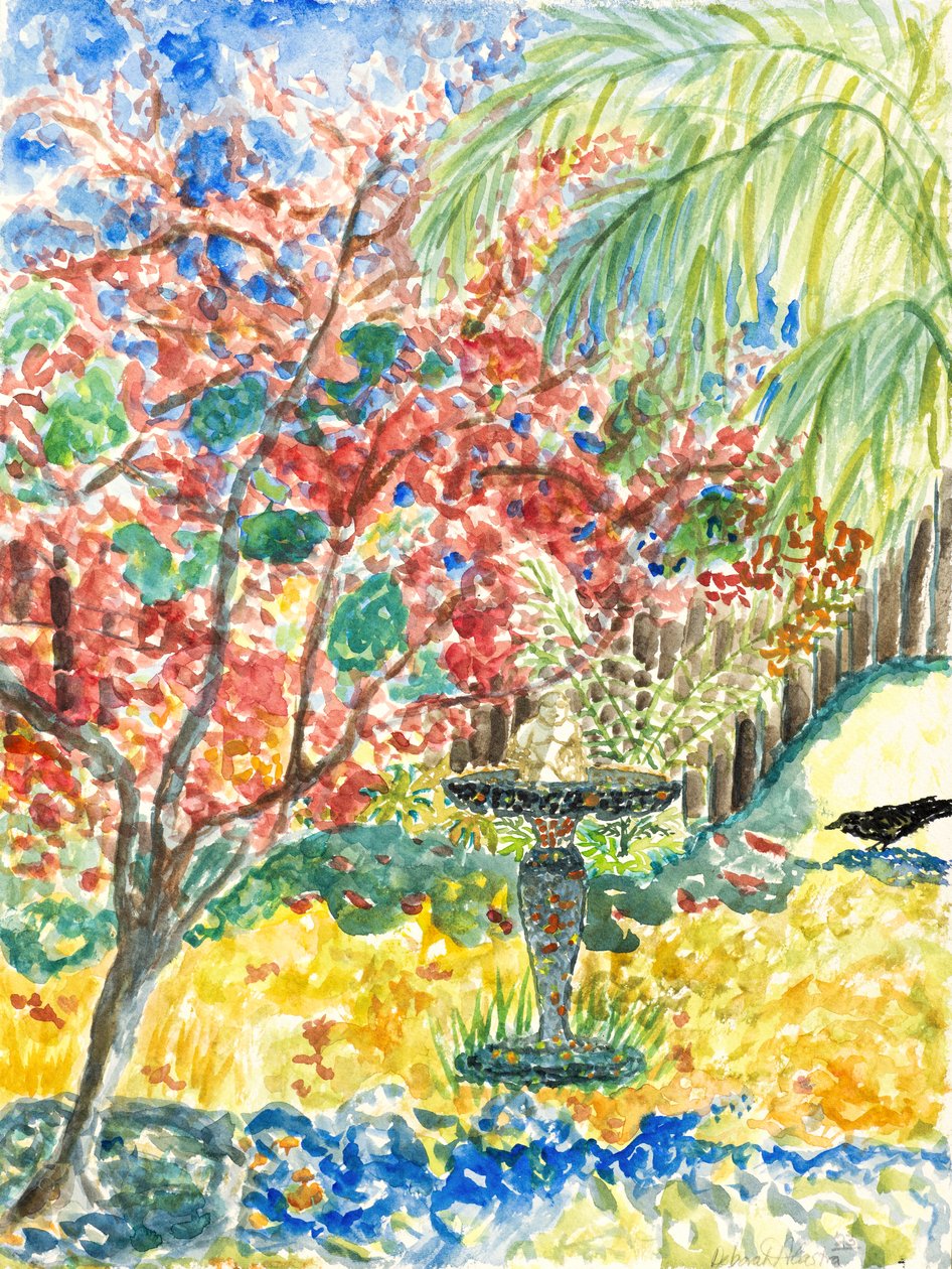 Gartenblick, 2023 von Deborah Eve Alastra