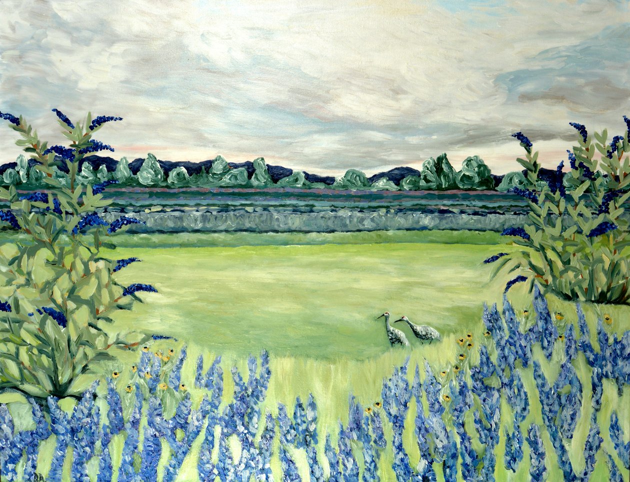 Lavendelfelder, 2015 von Deborah Eve Alastra