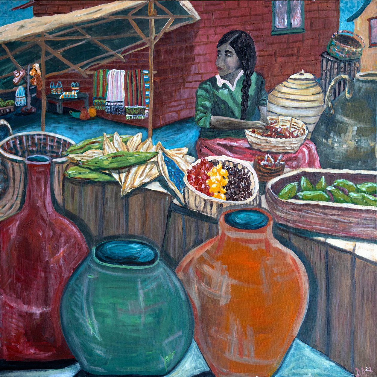Markt, 2023 von Deborah Eve Alastra