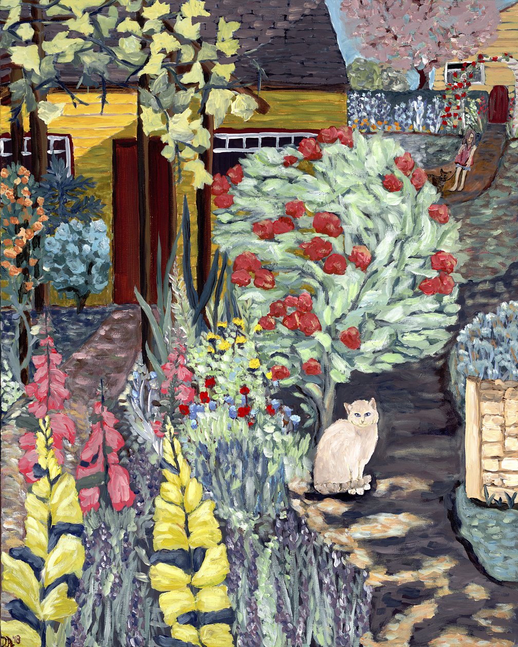 Nachbars Garten, 2018 von Deborah Eve Alastra