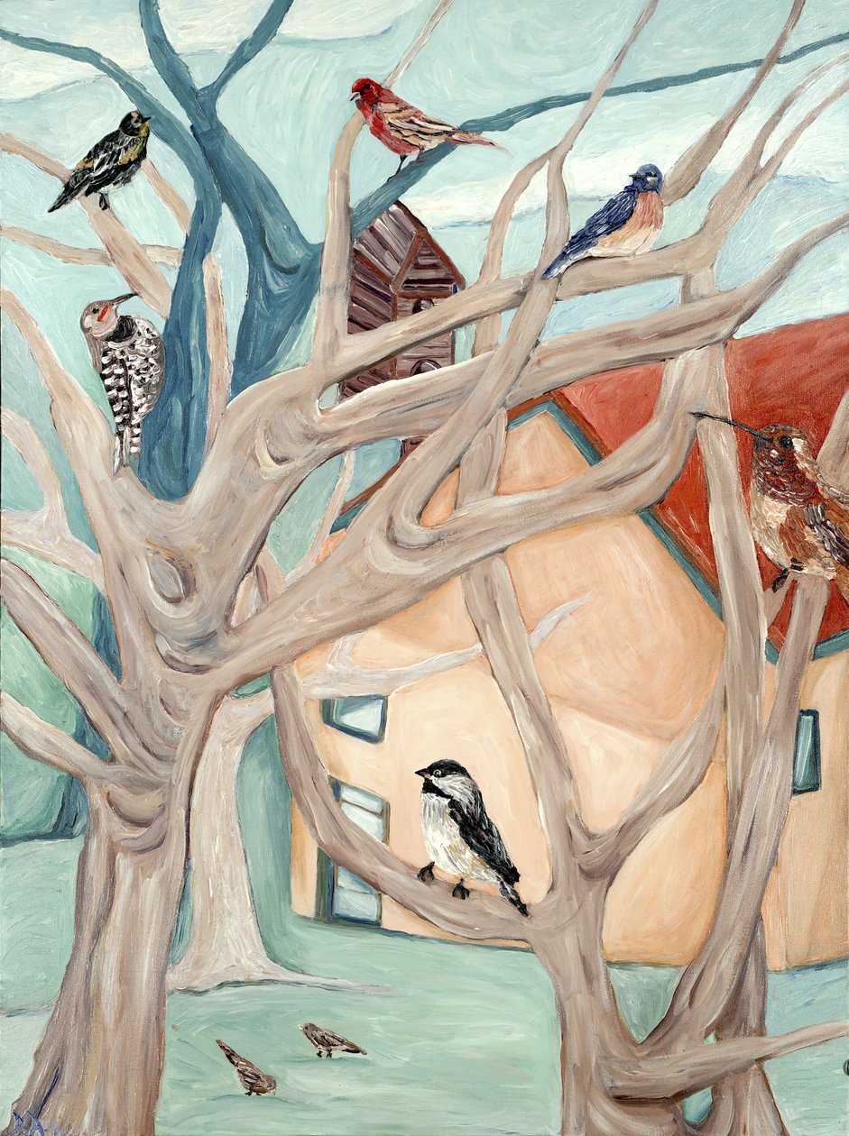 Pfirsichhaus, 2015 von Deborah Eve Alastra