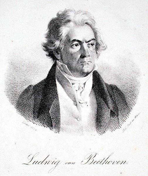 Ludwig van Beethoven 1824 von Deker Deker