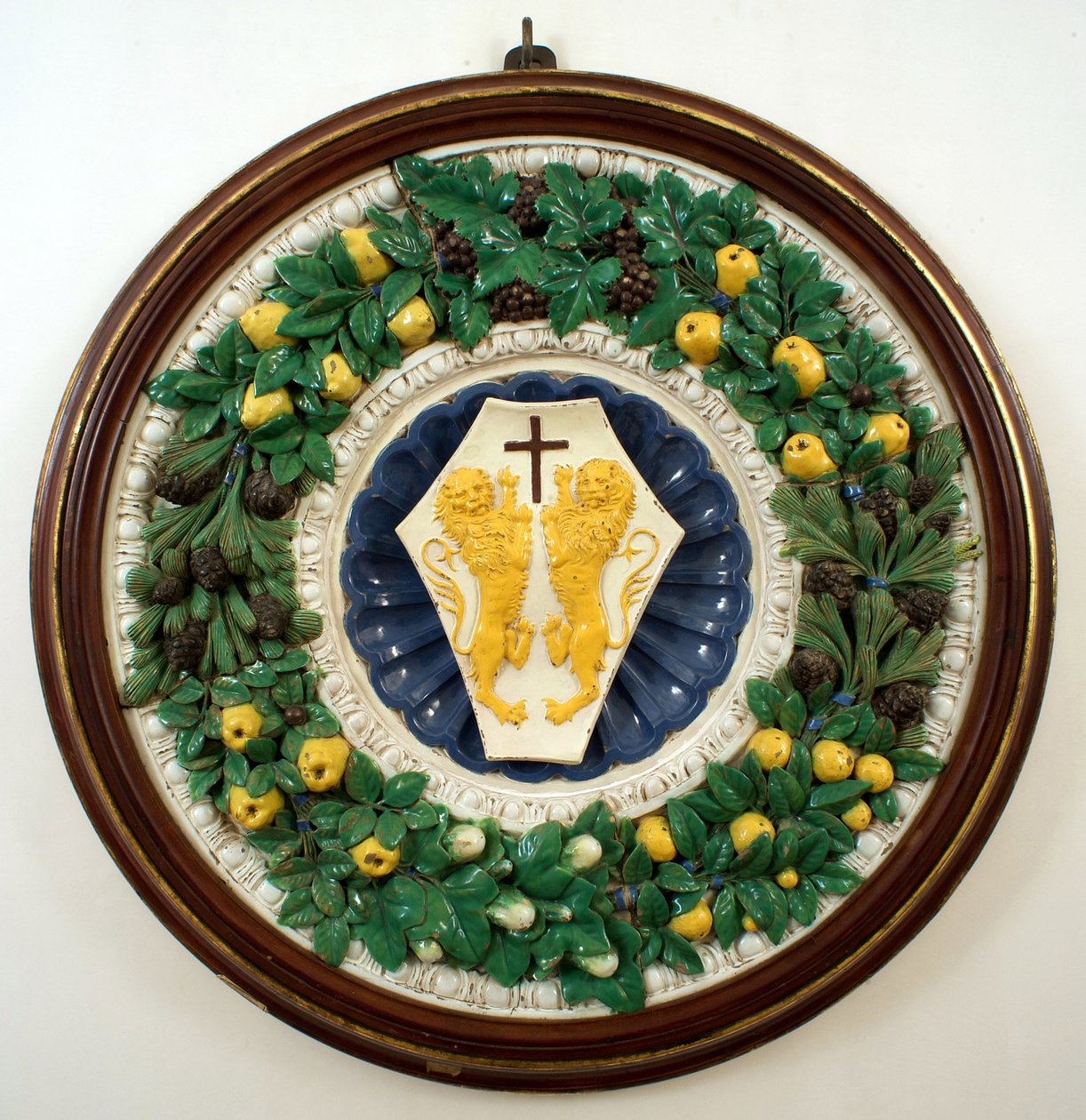 Wappen der Familie Lotteringhi della Stufa von Della Robbia (workshop of)