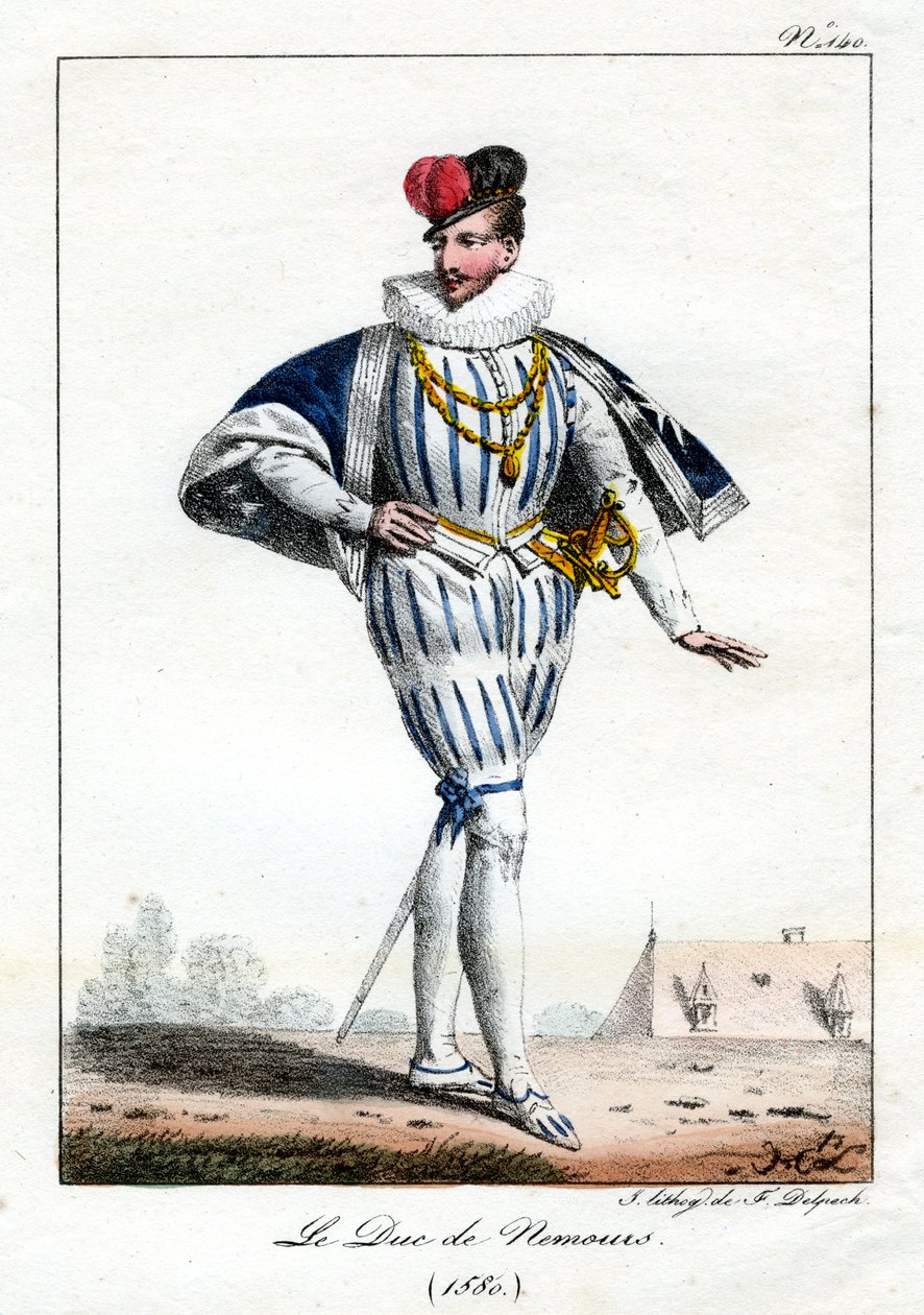 Jacques de Savoie, 2. Herzog von Nemours, 1580 von Delpech
