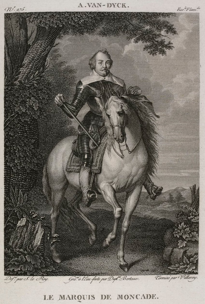 Der Marquis von Moncade, nach Antoine van Dyck von Denis Sebastien Leroy