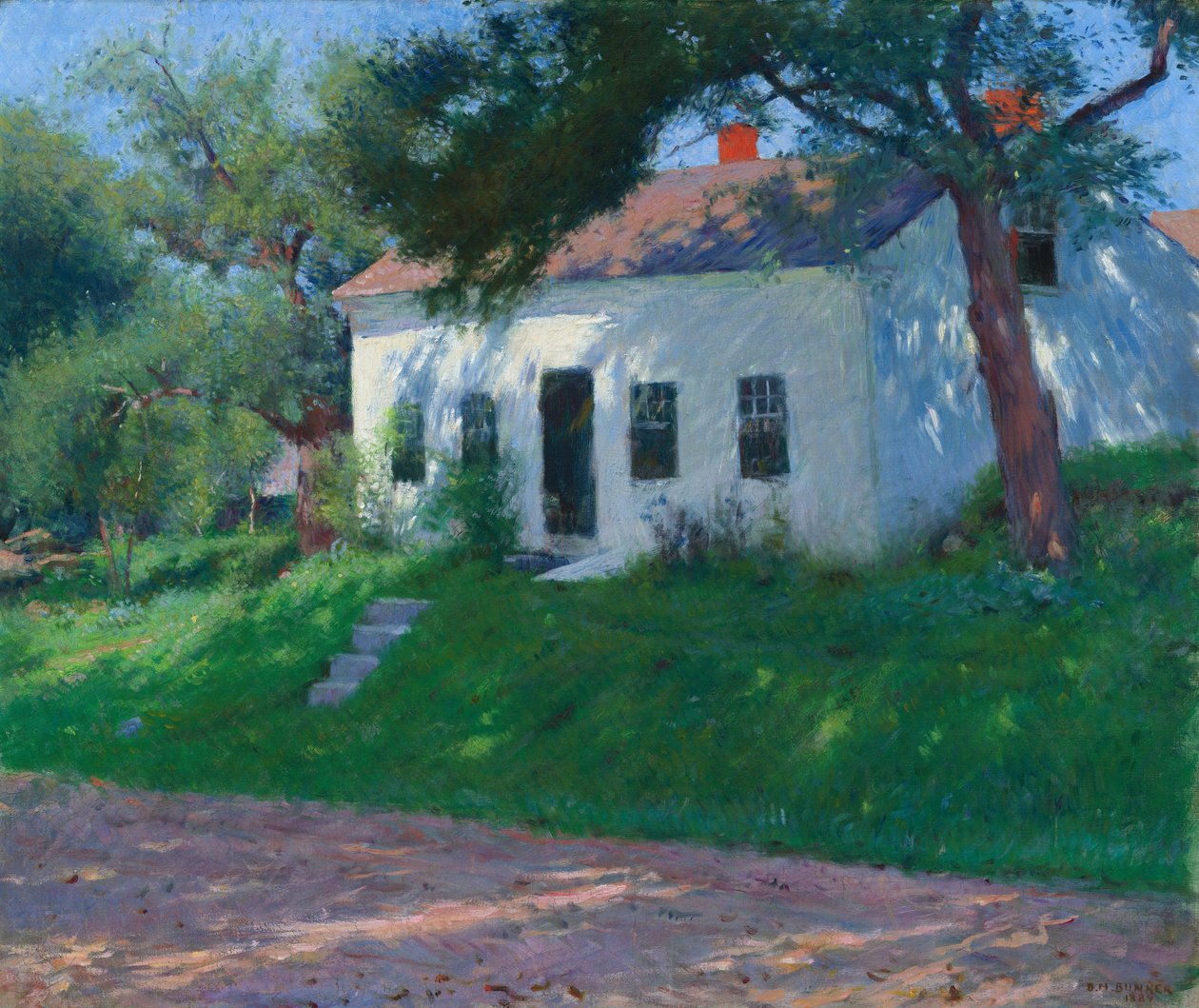 Häuschen am Straßenrand von Dennis Miller Bunker