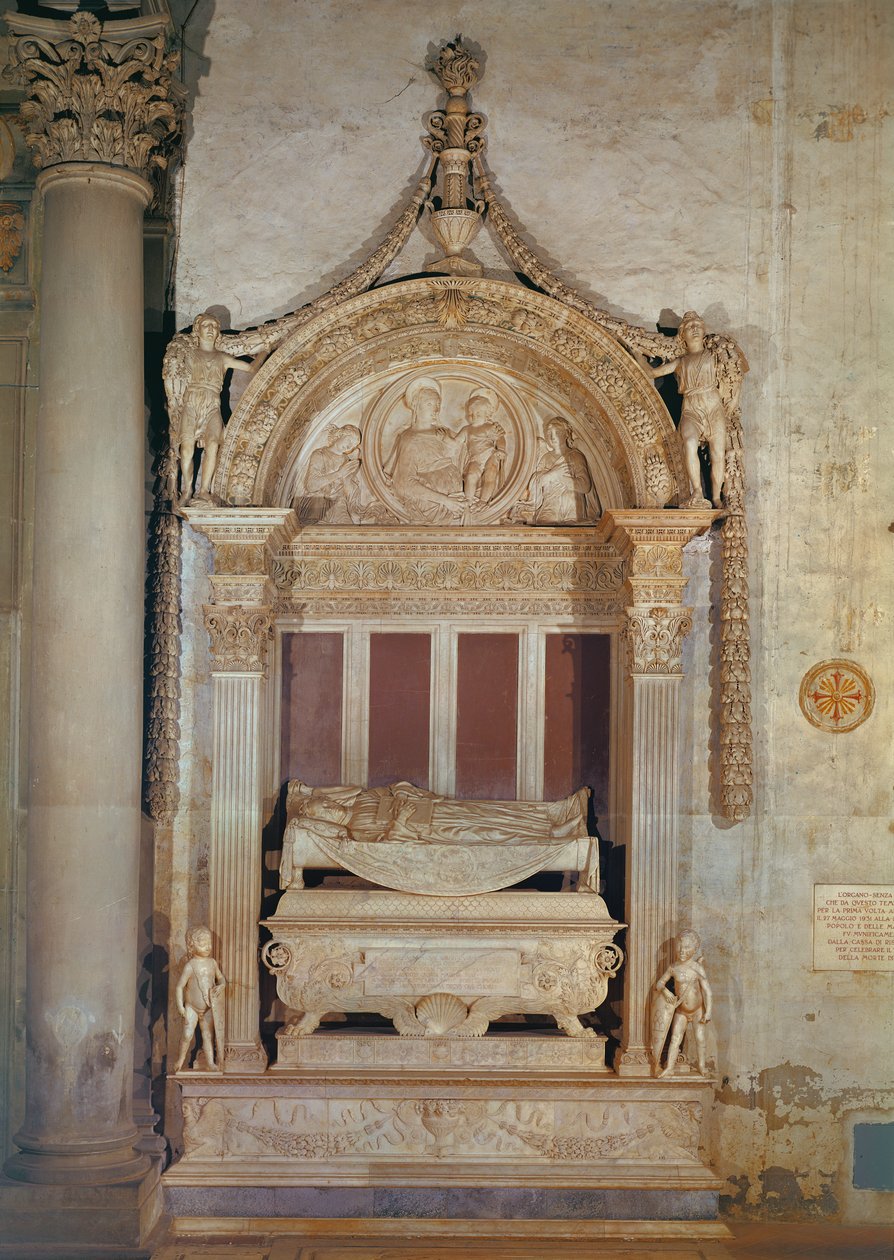 Grab von Carlo Marsuppini, ca. 1453-55 von Desiderio da Settignano