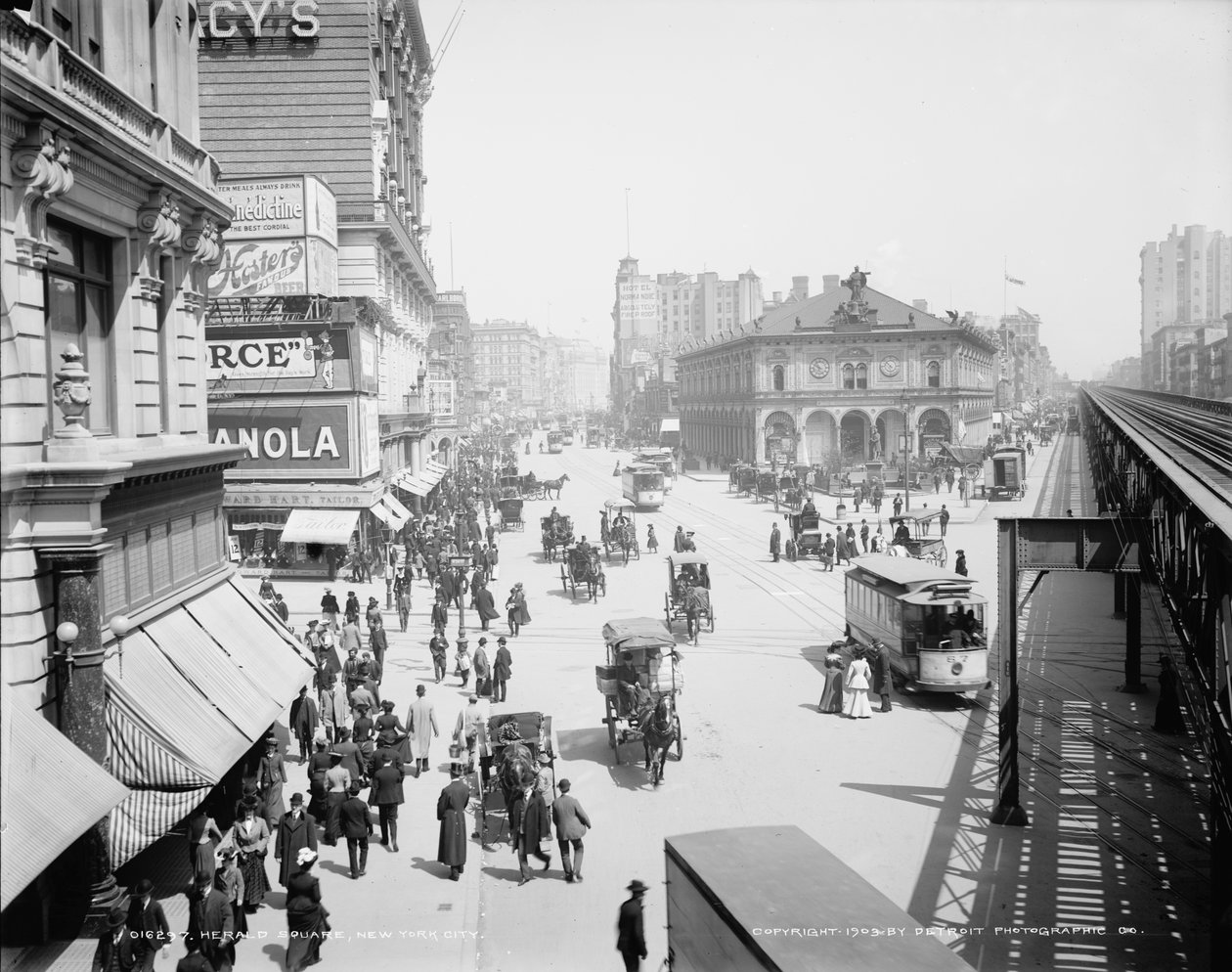 Herald Square, New York, ca. 1904 von Detroit Publishing Co.