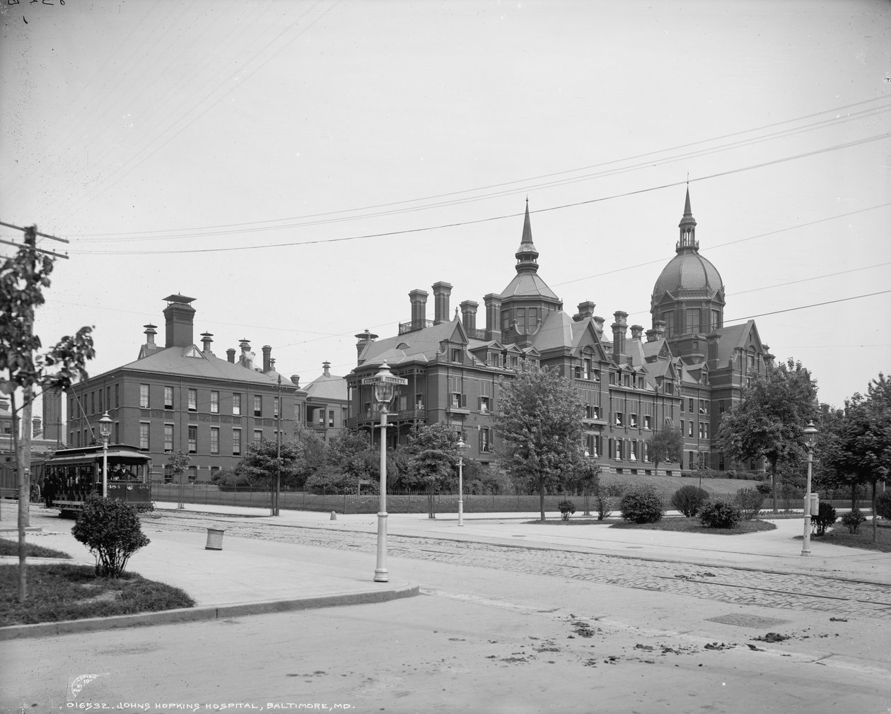 Johns Hopkins Hospital, Baltimore, Md., ca. 1903 von Detroit Publishing Co.