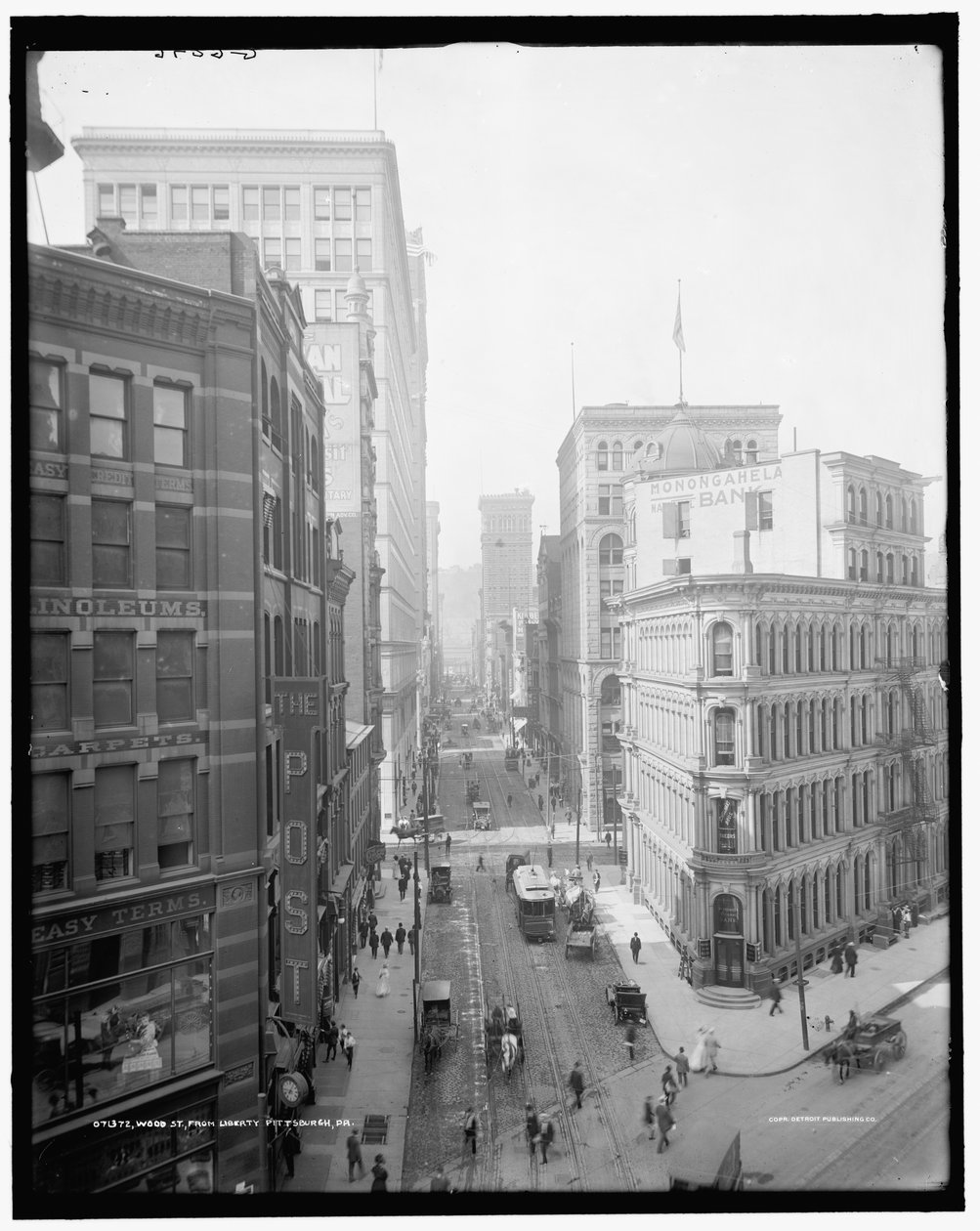Wood St. von der Liberty Avenue, Pittsburgh, Pa. von Detroit Publishing Co.