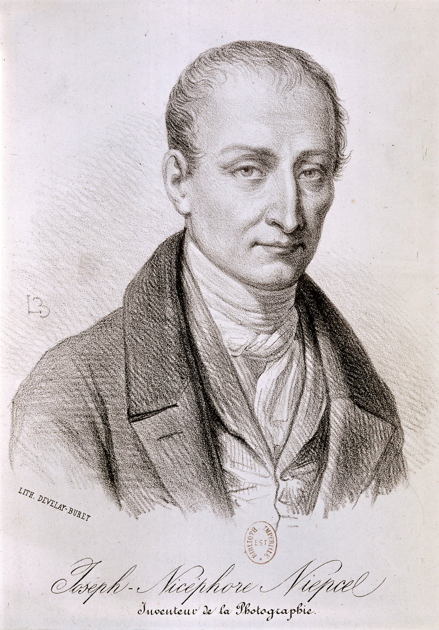 Porträt von Joseph Nicéphore Niépce von Develay-Buret Develay-Buret