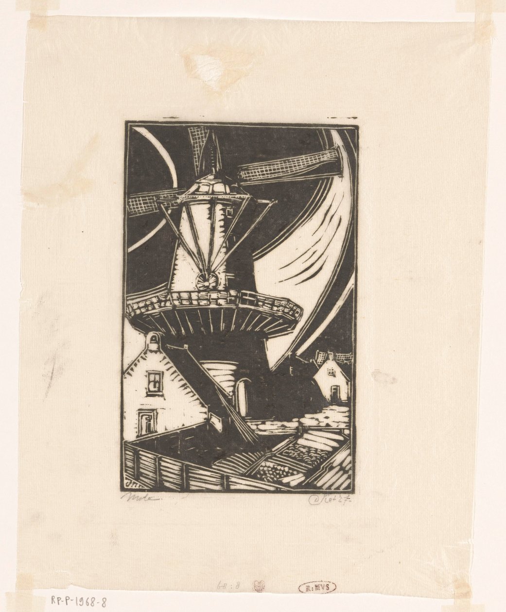 Mühle von Dick Ket (signed by artist)