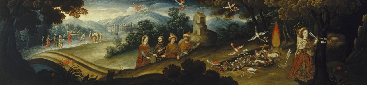 Die Legende von Santa Sophronia von Diego Quispe Tito