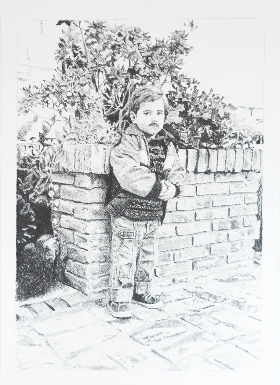 Dieguito mit Jacke von Diego Beyro