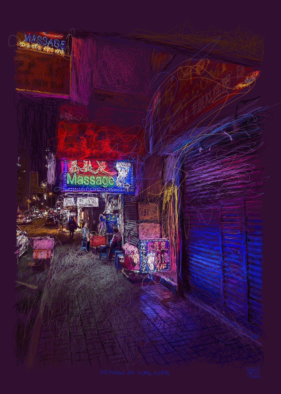 Verloren in Hongkong von Diego Beyro