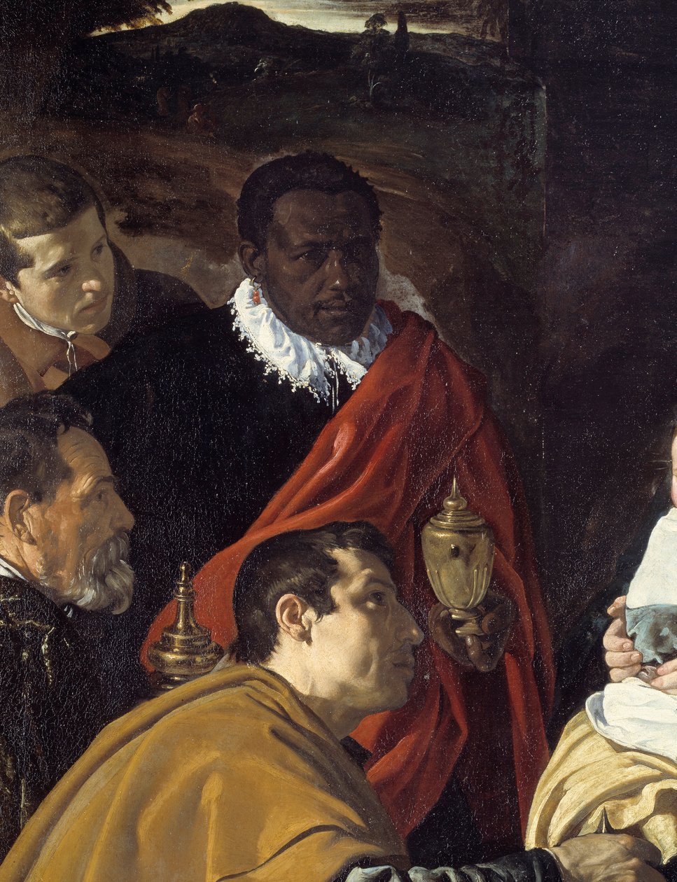 Anbetung der Könige (Detail) von Diego Velázquez