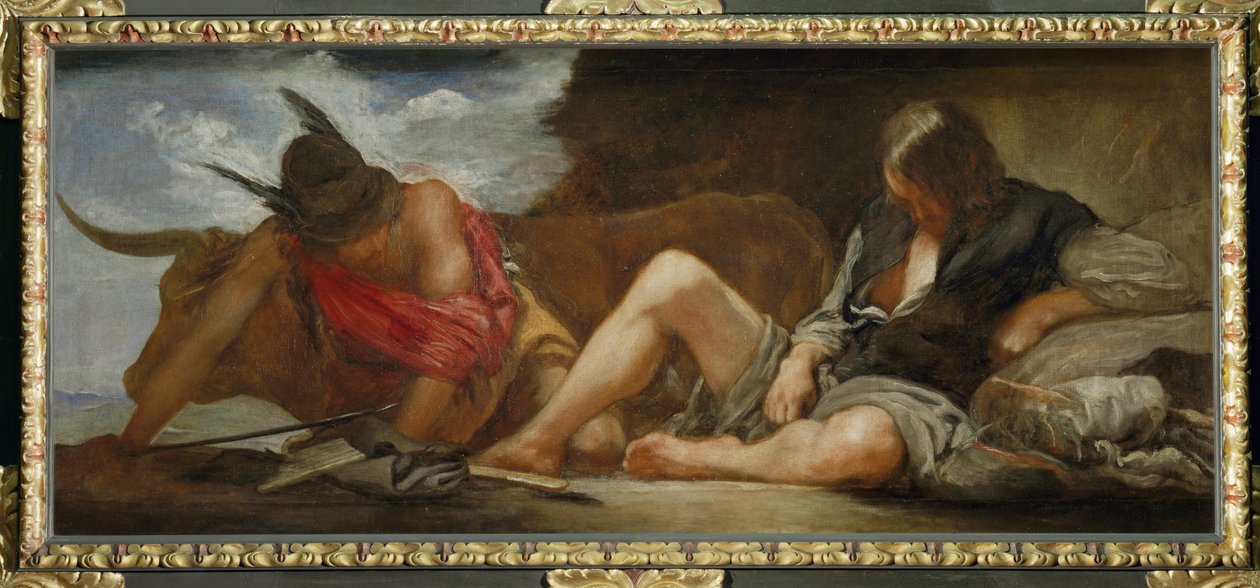 Merkur und Argos von Diego Rodriguez de Silva y Velazquez