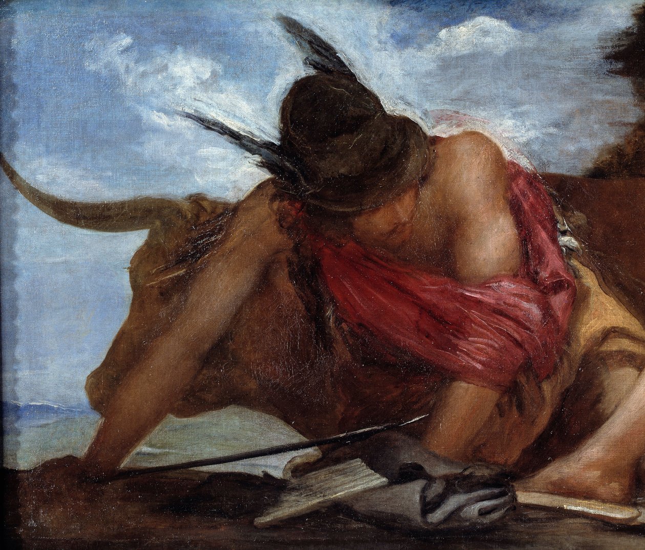 Merkur und Argos (Detail) von Diego Velázquez