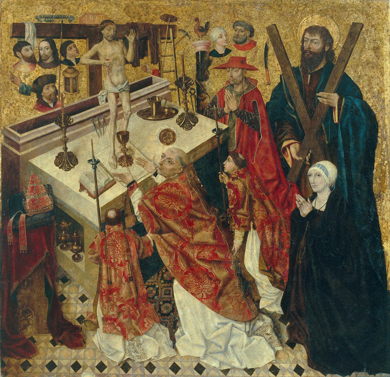 Die Messe des Heiligen Gregor von Diego de la Cruz