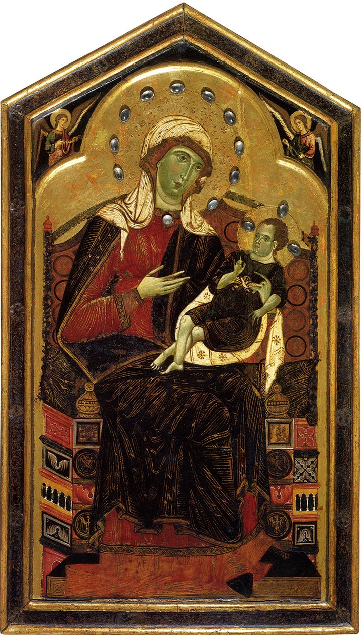 Madonna und Kind, ca. 1262 von Dietisalvi di Speme