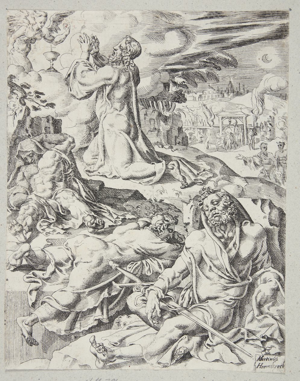 Die Agonie im Garten von Dirck Volckertsz. Coornhert
