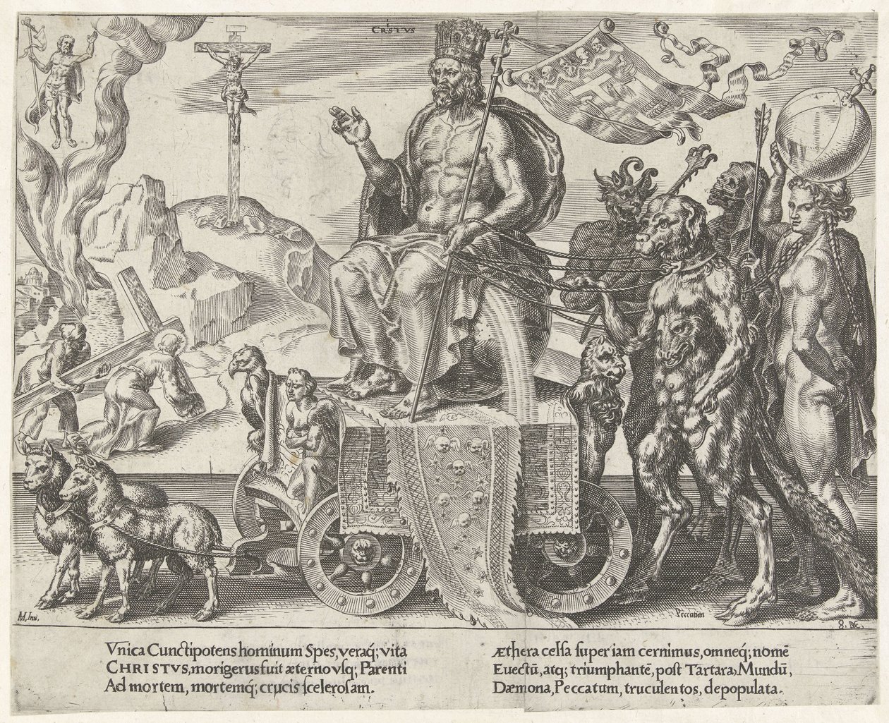 Triumph Christi von Dirck Volckertsz. Coornhert