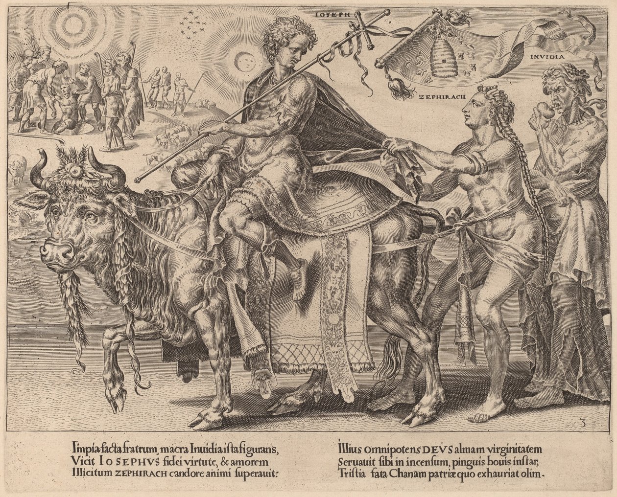 Der Triumph von Joseph von Dirck Volckertz Coornhert after Maerten van Heemskerck