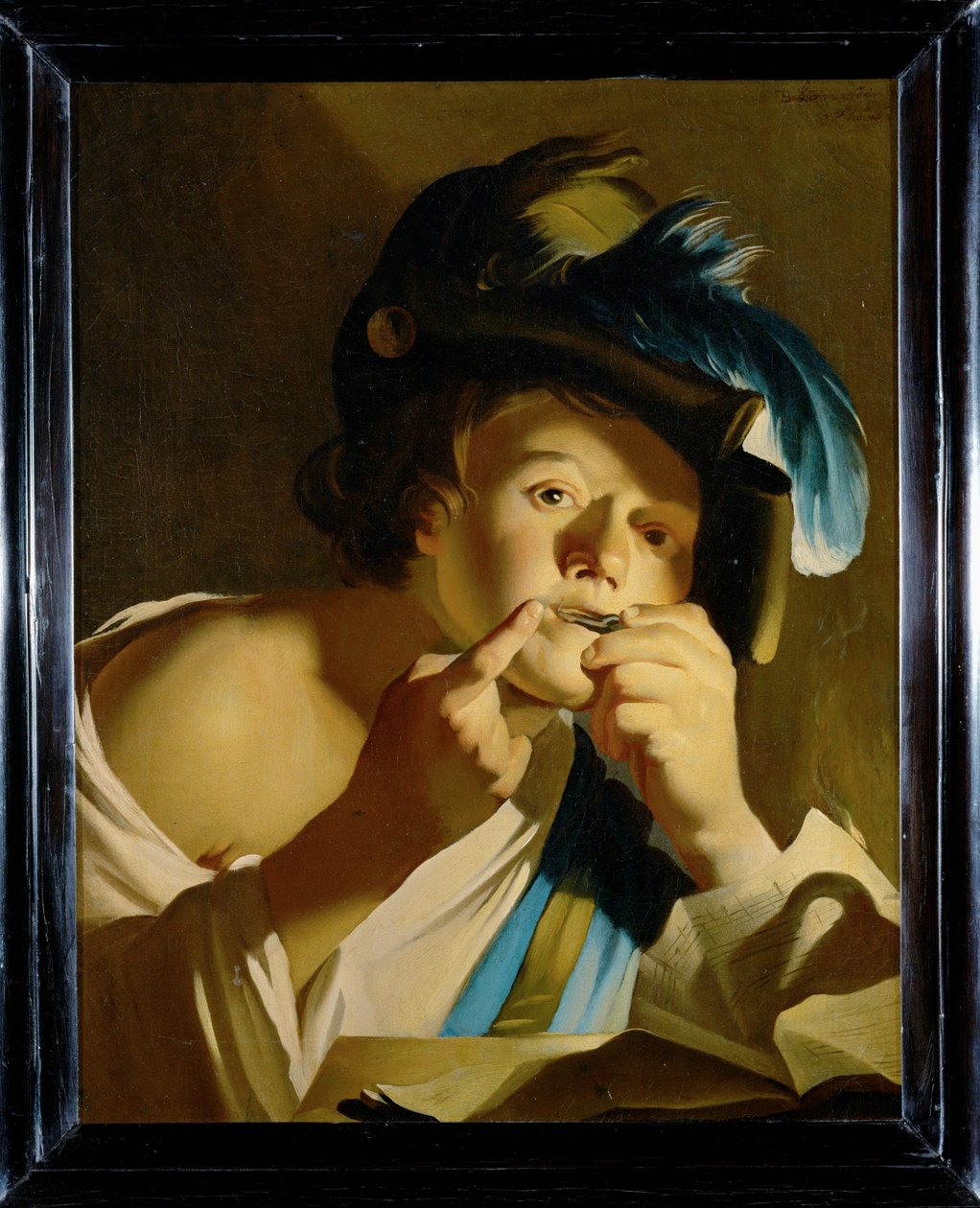 Junge mit Maultrommel von Dirck van Baburen