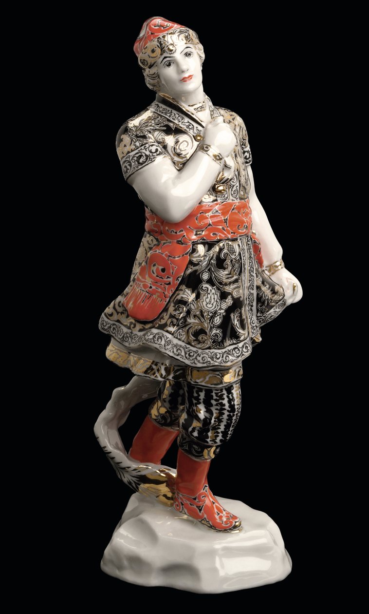Michel Fokine (1880-1942) im Ballett Der Feuervogel von I. Strawinsky von Dmitry Iosifovich Ivanov