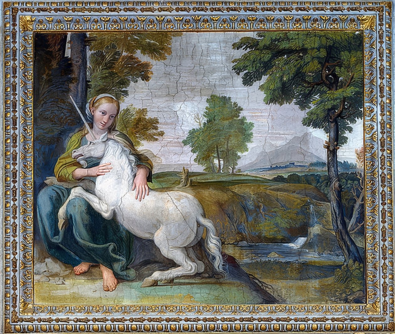 Jungfrau mit einem Einhorn, 1604-05 von Domenichino