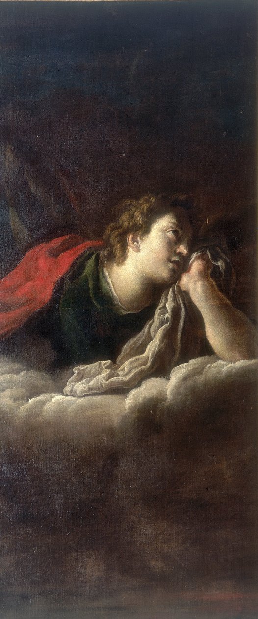 Engel von Domenico Fetti or Feti: hochwertiger Kunstdruck