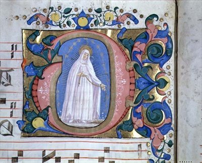 Missale 540, Historisierte Initiale 