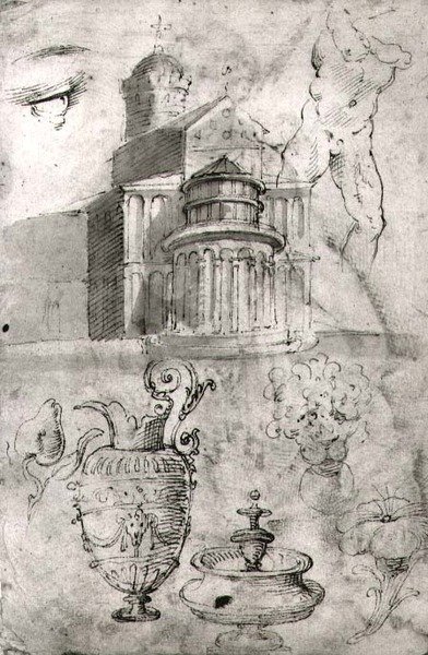 Die Apsis des Doms von Pisa von Domenico Beccafumi