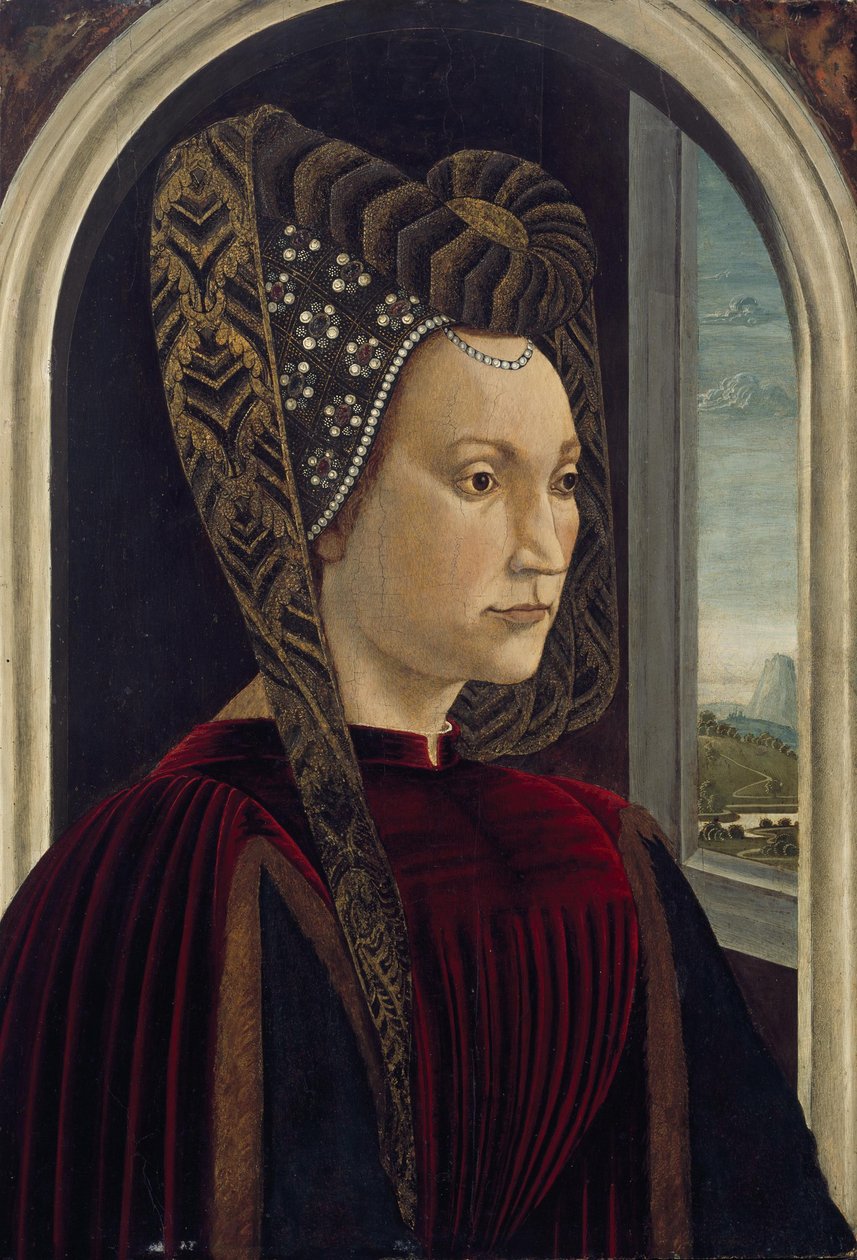 Presunto ritratto di Clarice Orsini, moglie di Lorenzo il Magnifico von Domenico Ghirlandaio