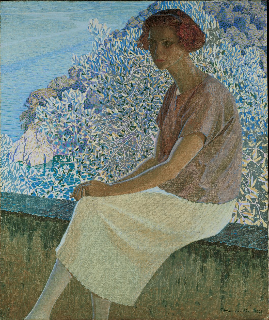 Calma argentea. Porträt von Alma Fidora, 1922 von Domenico Guerello