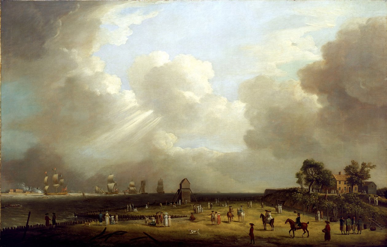 Die Ankunft von Prinzessin Charlotte in Harwich, September 1761 von Dominic Serres