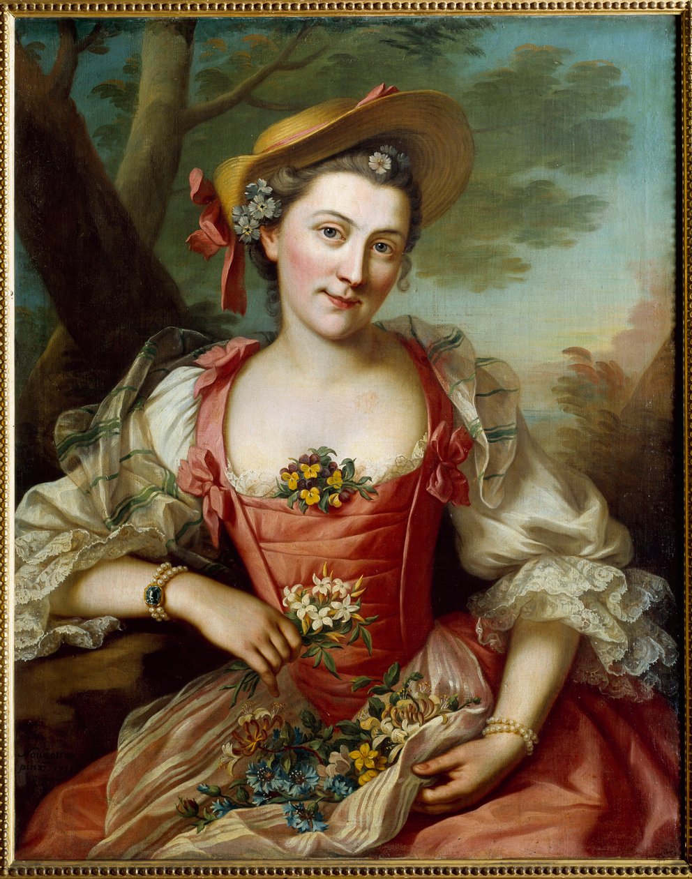 Porträt einer Frau von Donat Nonotte