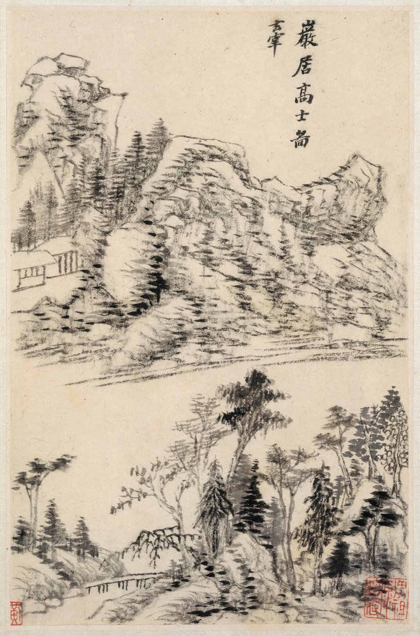 Landschaften nach alten Meistern von Dong Qichang