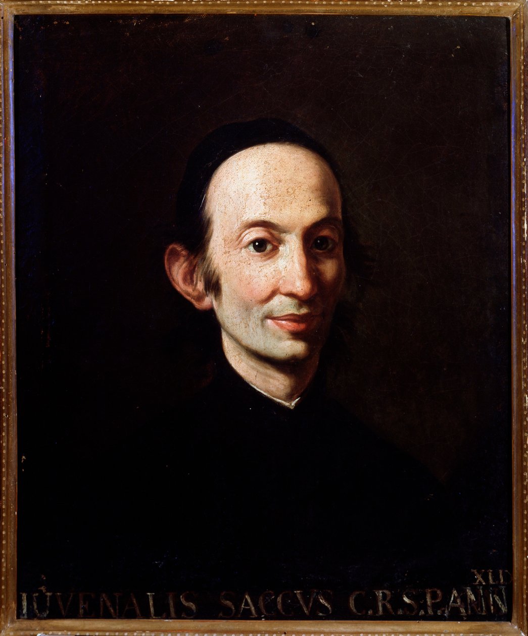 Porträt von Giovenale Sacchi, italienischer Musikwissenschaftler. 18. Jahrhundert von Donino Riccardi