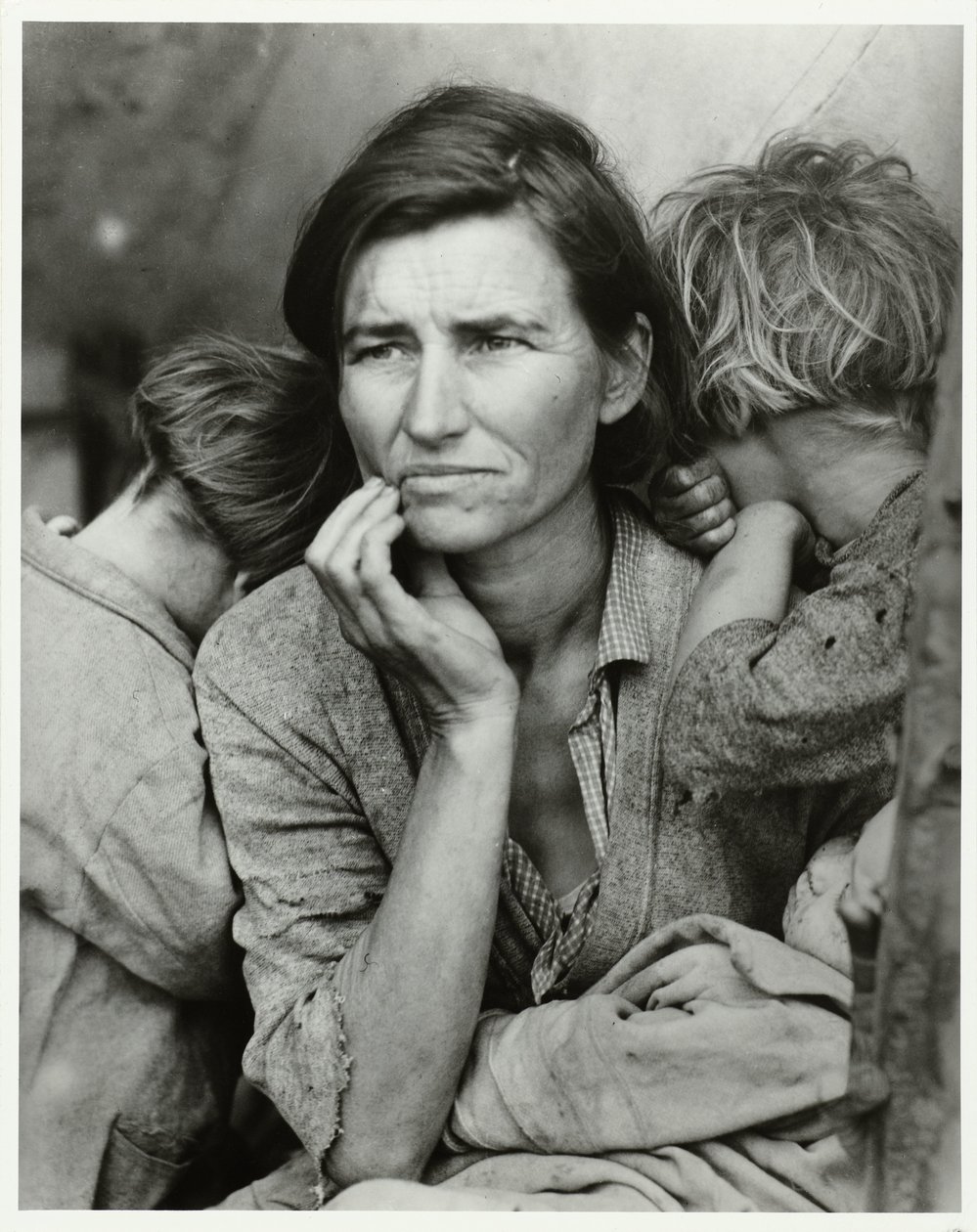 Porträt von Florence Owens Thompson von Dorothea Lange