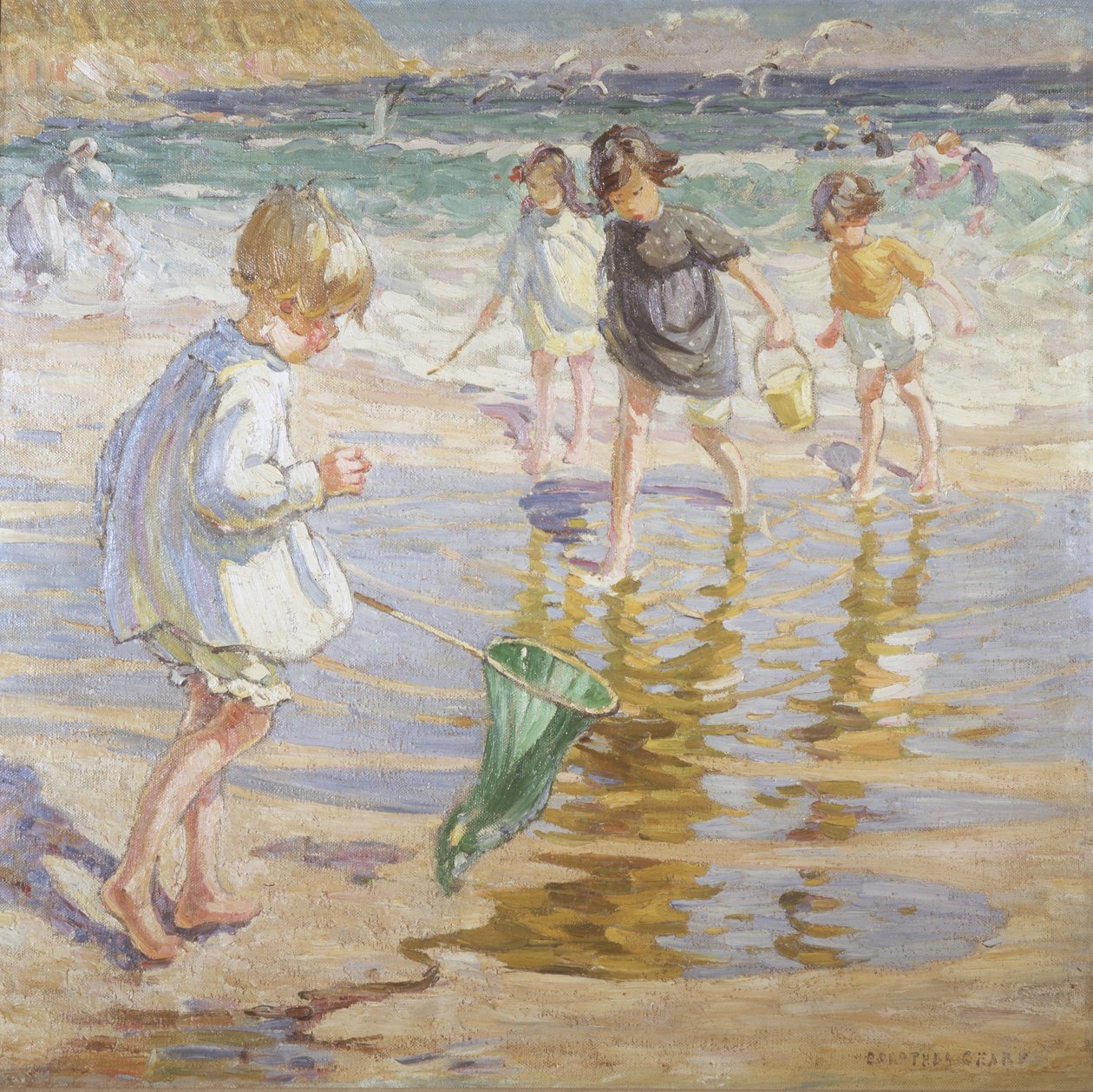 Spielen am Meer von Dorothea Sharp