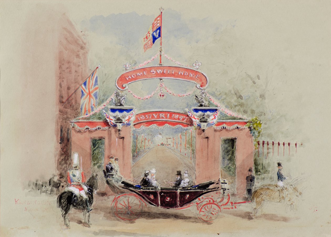 Eingang zum Kensington-Palast von Duchess of Argyll Princess Louise