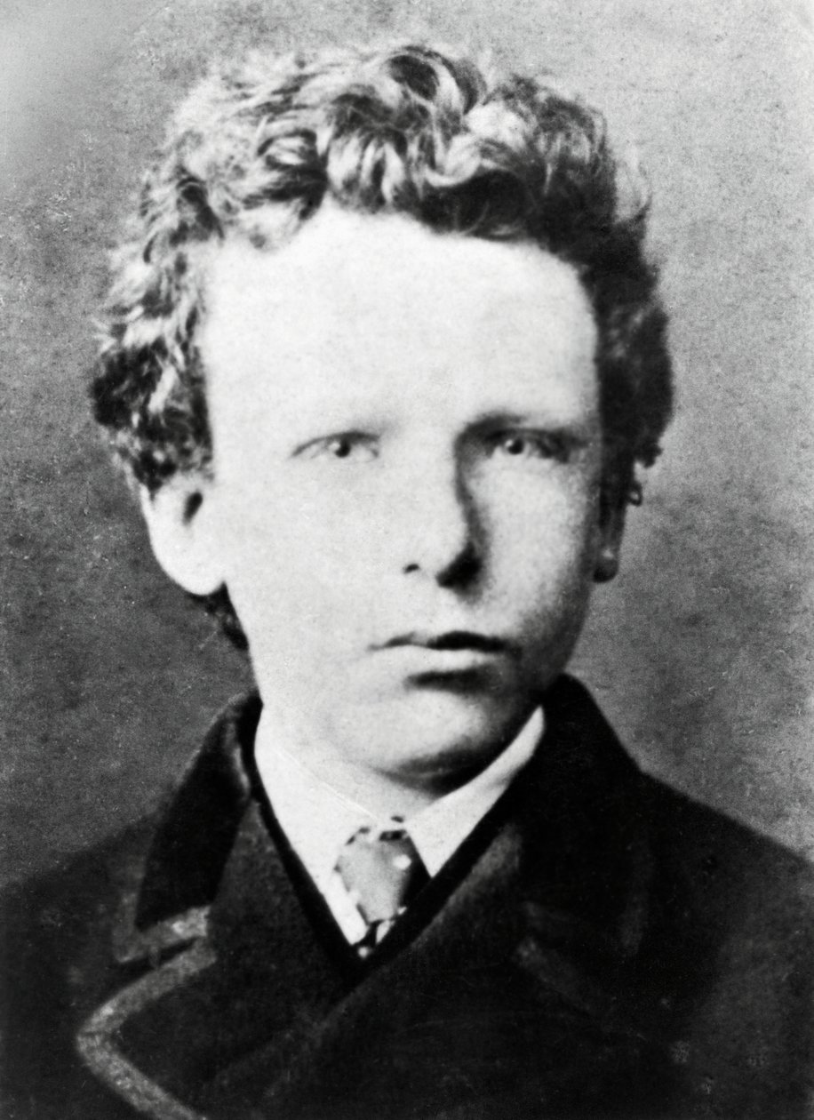 Vincent Van Gogh, etwa 13 Jahre alt (s/w Foto) von Dutch Photographer