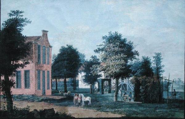 Jäger in einem Gartensetting, ca. 1770 von Dutch School